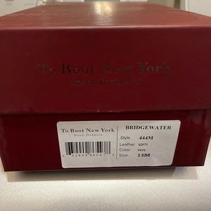BNIB To Boot New York BRIDGEWATER loafers brown suede